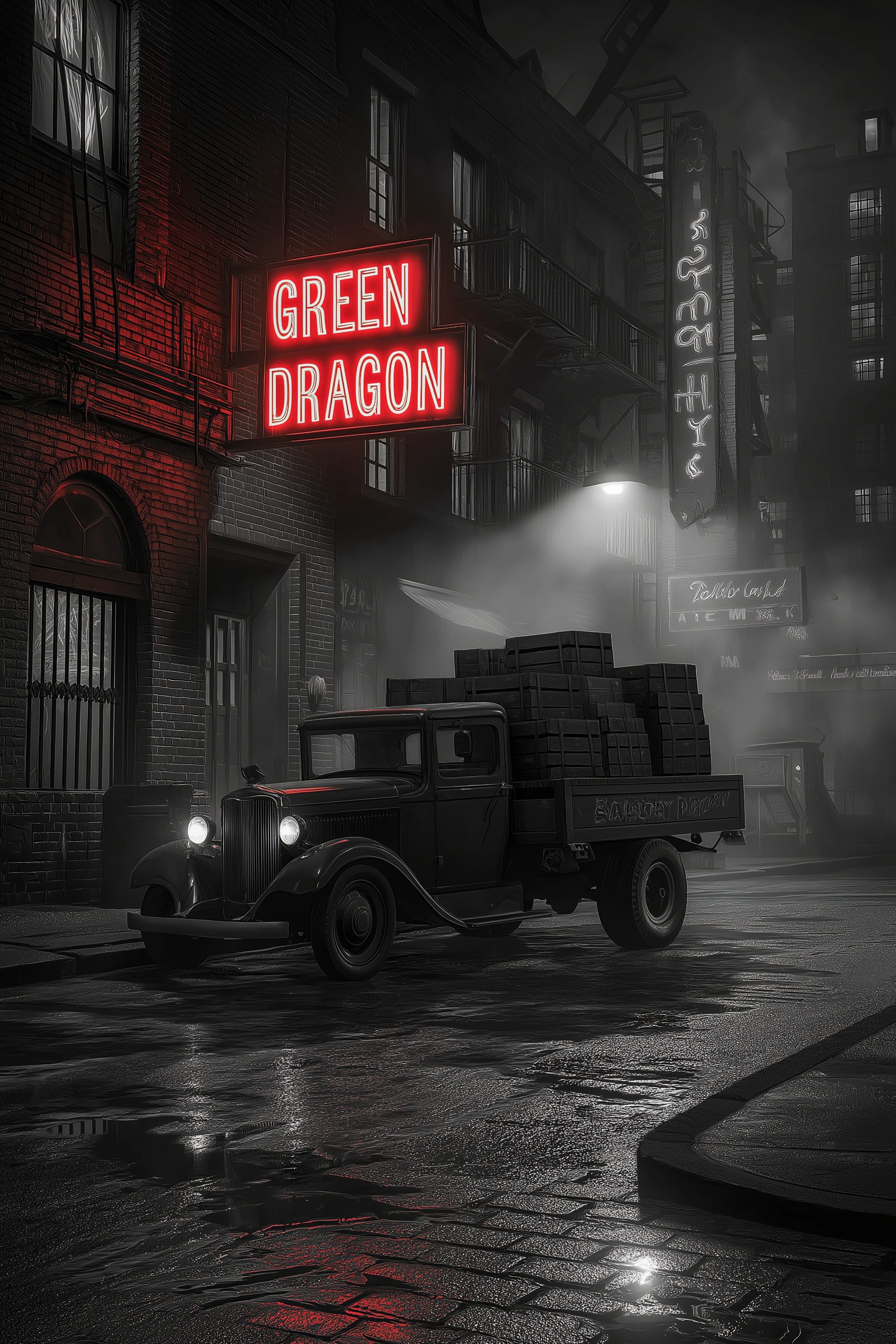 1930s, arrival at the Green Dragon