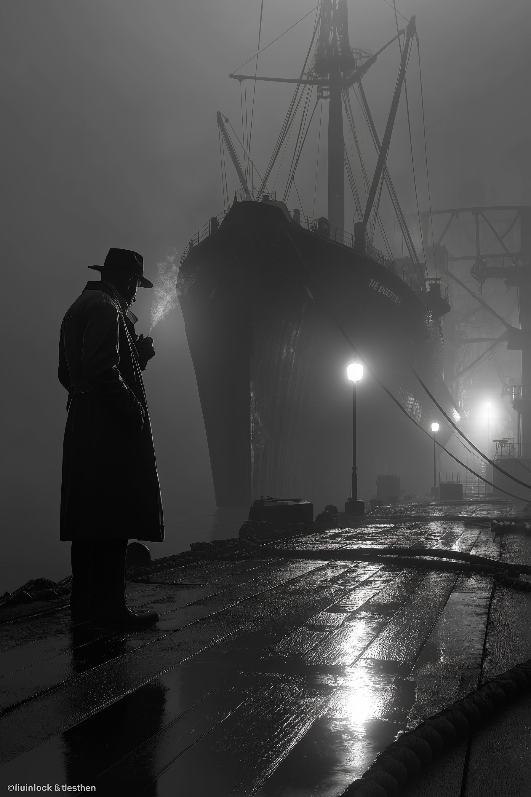 1930s, the dock watcher