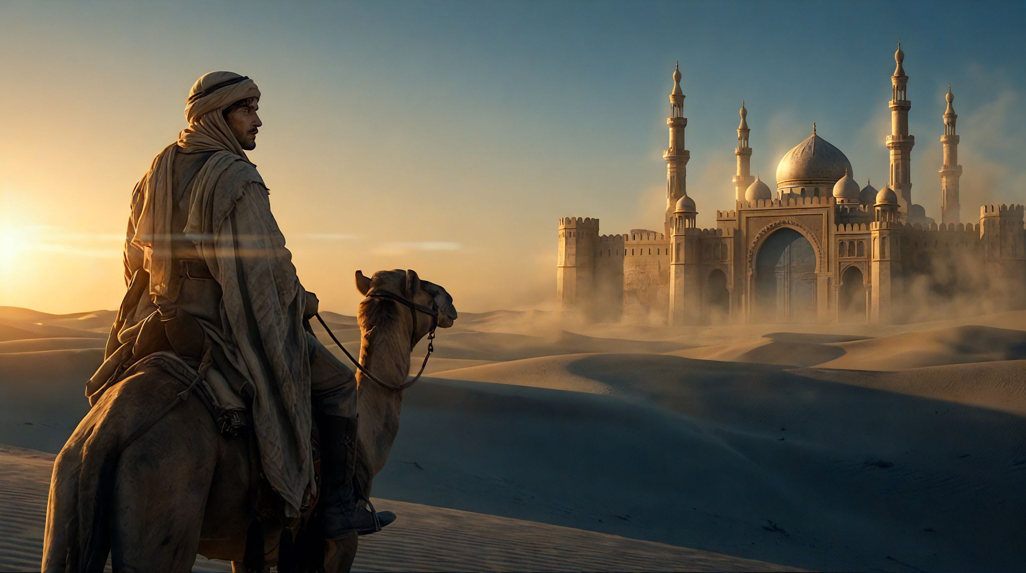 Desert city environment design